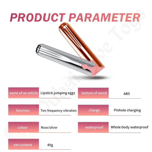 Mini Lipstick Bullet Vibrator for Clitoral Stimulation