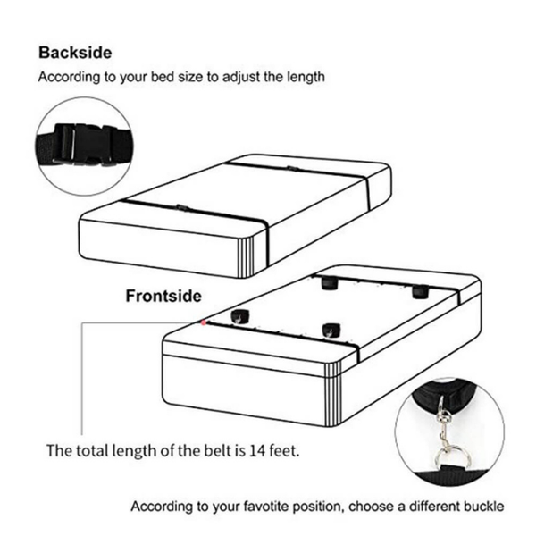 BDSM Bed Restraint Straps