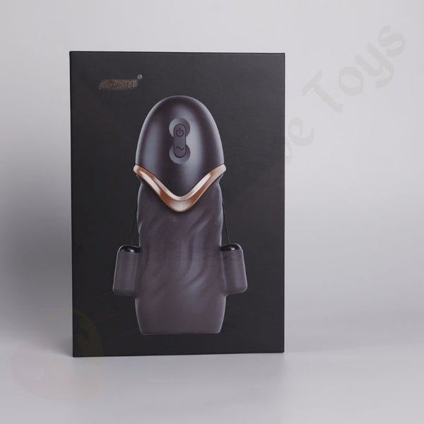 Rechargeable 3-Egg Vibrating Male Masturbator & Penis Trainer