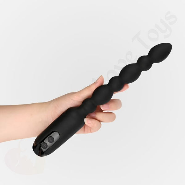 Rechargeable Vibrating Anal Beads Butt Plug Prostate Massager