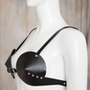 Adjustable Sexy PU Bra: Vegan Leather Lingerie