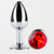 Super Jewelled Metal Anal Butt Plugs