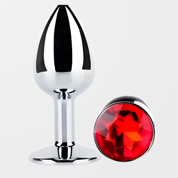 Super Jewelled Metal Anal Butt Plugs