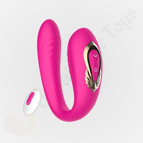U-Shaped Wearable Couples Vibrator for G-Spot & Clitoris Stimulation