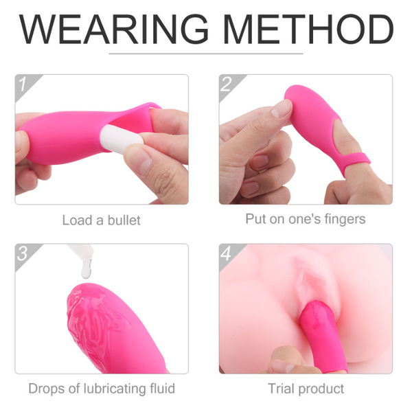 Vicky Finger Vibrator – Waterproof Medical Silicone G-Spot Stimulator