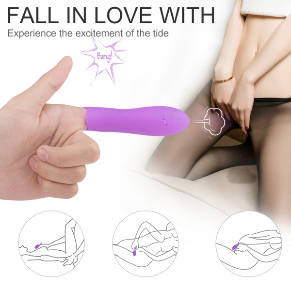 Vicky Finger Vibrator – Waterproof Medical Silicone G-Spot Stimulator