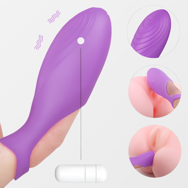 Vicky Finger Vibrator – Waterproof Medical Silicone G-Spot Stimulator