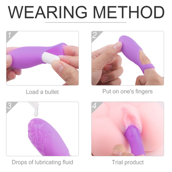 Vicky Finger Vibrator – Waterproof Medical Silicone G-Spot Stimulator