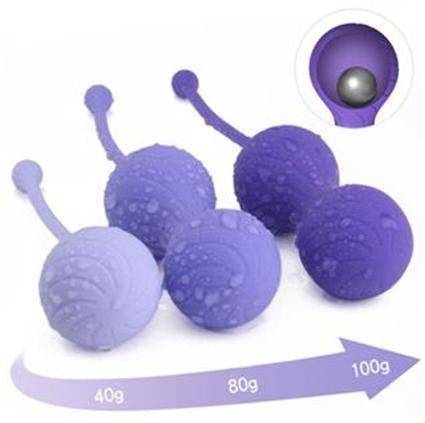 Purple kegel training balls progressive weights UAE