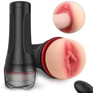 Masturbator with Bullet Vibrator - 9 Modes