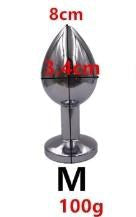 Fox Tail Metal Anal Plug - Medium