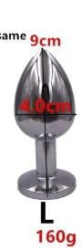 Fox Tail Metal Anal Plug - Large