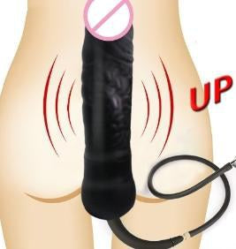 Inflatable Silicone Anal Plug - Medium