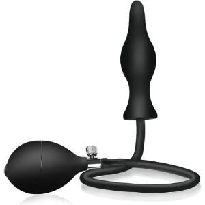 Inflatable Anal Plug with Steel Ball