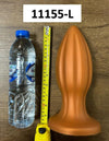Golden Liquid Silicone Big Anal Plug - Large