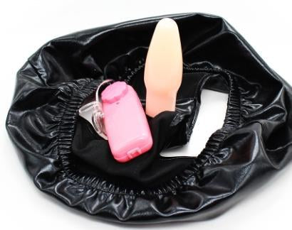 Chastity Belt with Butt Plug - Large