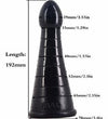 Flame Tower Shape Anal Plug