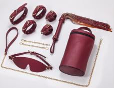 6-Piece Beginner's Bondage Set - Wine Red