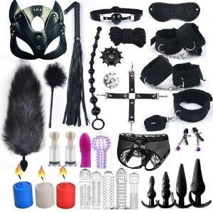31-Piece BDSM Beginner Bondage Combination Set