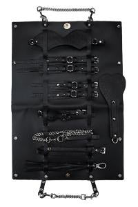 Leather BDSM Bundle Full Set - Black