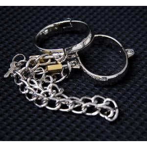 Stainless Steel Couples Training Handcuffs and Shackles
