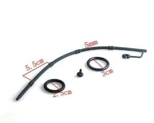 Thread-Shape Silicone Horse-Eye Penis Tube - Small