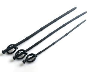 Thread-Shape Silicone Horse-Eye Penis Tube - Small