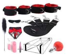 7-Piece BDSM Bed Straps Set