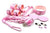 Bondage Full Set with Hogtie & Nipple Clamps - Pink