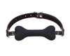 PVC Bone Ball Gag - Black