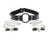 Ball Gag Ring with Nipple Clamps