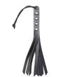 Leather Tassel Whip - Black, 27cm