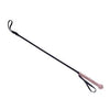 Leather Coach Whip - Black, 70cm
