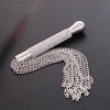 Stainless Steel Chain Whip with Diamond Handle