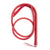Leather Snake Whip - Red, 190cm