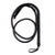 Leather Snake Whip - Black, 190cm