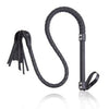Leather Tassel Tuning Whip - Black & Red, 85cm