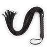 Leather Tassel Tuning Whip - Black & Red, 125cm