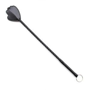 Leather Whip, 66cm - Black