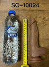 Diego Dual Layer PVC Dildo 19.5cm - Brown