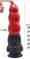 Silicone Dildo 21.8cm - Red Medical Silicone