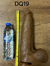 Huge Dildo 34cm - Brown Medical PVC
