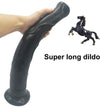 Longest Horse Dildo 42cm - Black PVC
