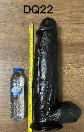 Huge Mac Dildo 46cm - Black PVC