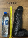 Thick Dildo 25cm - Black Flesh PVC
