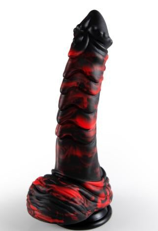 Monster Dildo 23cm - Red Silicone