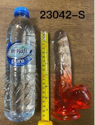 Color Dildo 15-22cm - Red Medical TPE