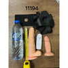 Vibrating Dildo Strap-On Harness - Battery Power
