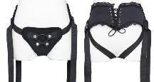 Corset Strap Belt Harness - Black