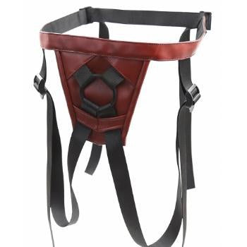 Leather Strap Belt with 3 Rings